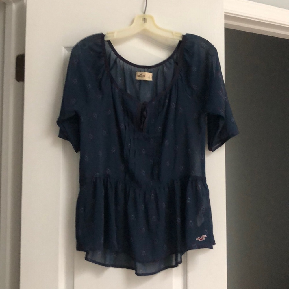 Hollister sheer top size S
